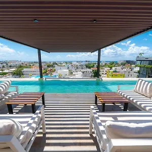 Rooftop With Ocean Views - 2 Bedrooms With Pool - At Arenis 309 Playa del Carmen